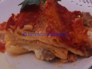 pasta al forno e migliaccio di riso carnevale 2014 012