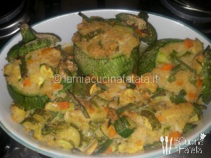 zucchine con cous-cous 006